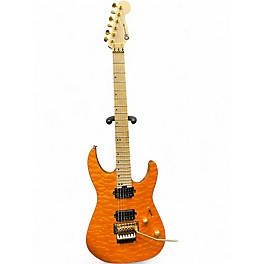 Used Charvel Charvel Pro-Mod DK24 HH FR M QM Electric Guitar Dark Amber DARK AMBER Solid Body Electric Guitar