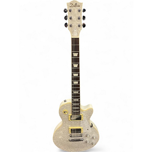Used Dillion DLP650P White Pearlescent Solid Body Electric Guitar