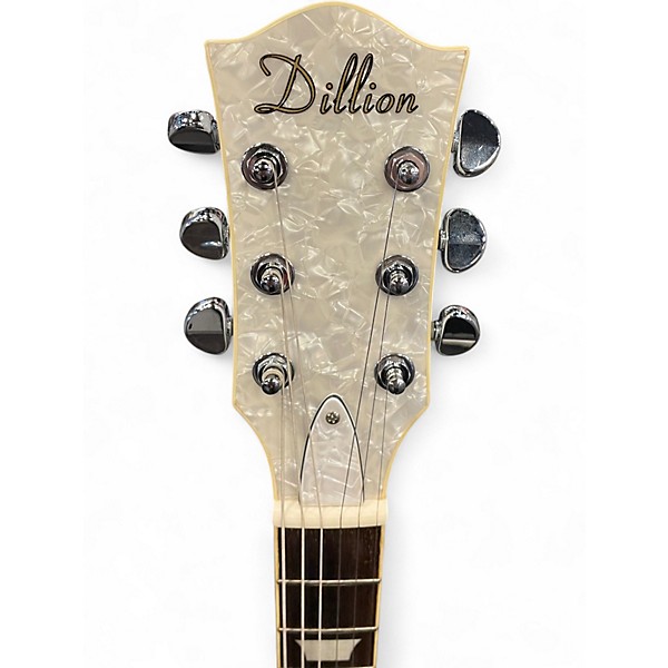 Used Dillion DLP650P White Pearlescent Solid Body Electric Guitar