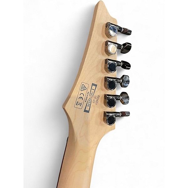 Used Ibanez RG421 Black Fade Solid Body Electric Guitar