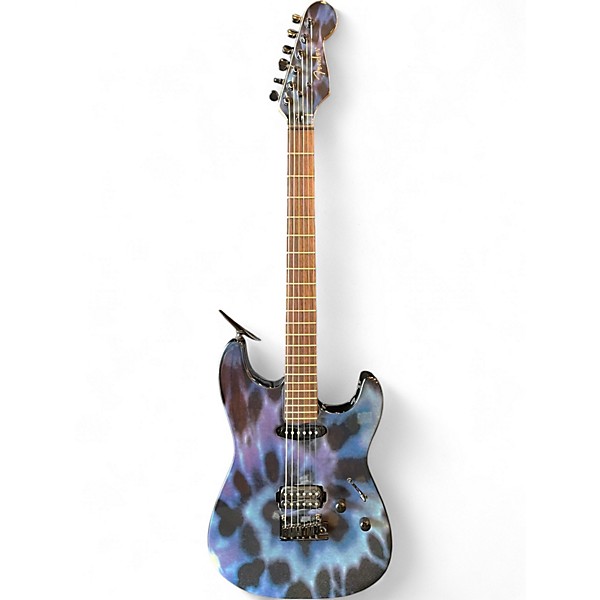Used Fender Showmaster Tie Dye Solid Body Electric Guitar