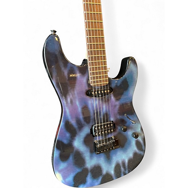 Used Fender Showmaster Tie Dye Solid Body Electric Guitar