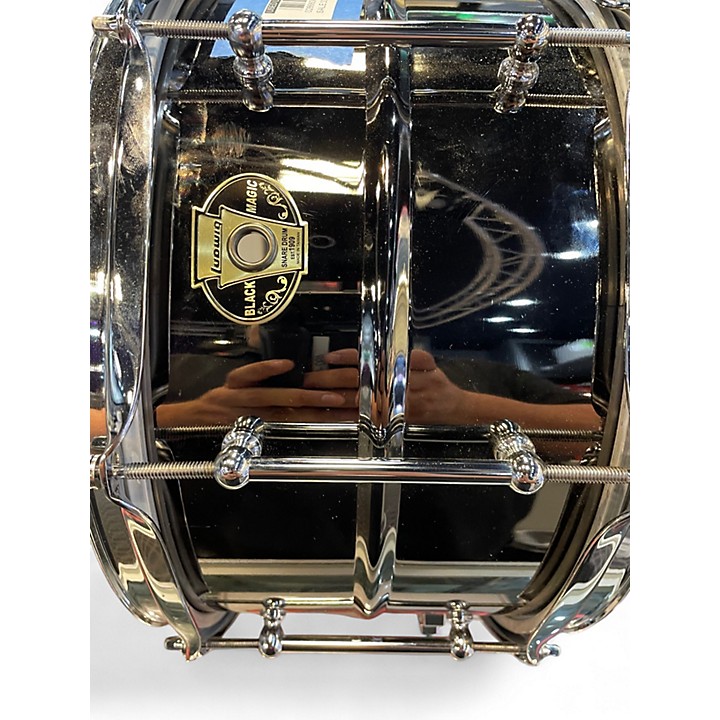Used Ludwig 6.5X13 Black Magic Snare Black Drum Black 14 | Guitar
