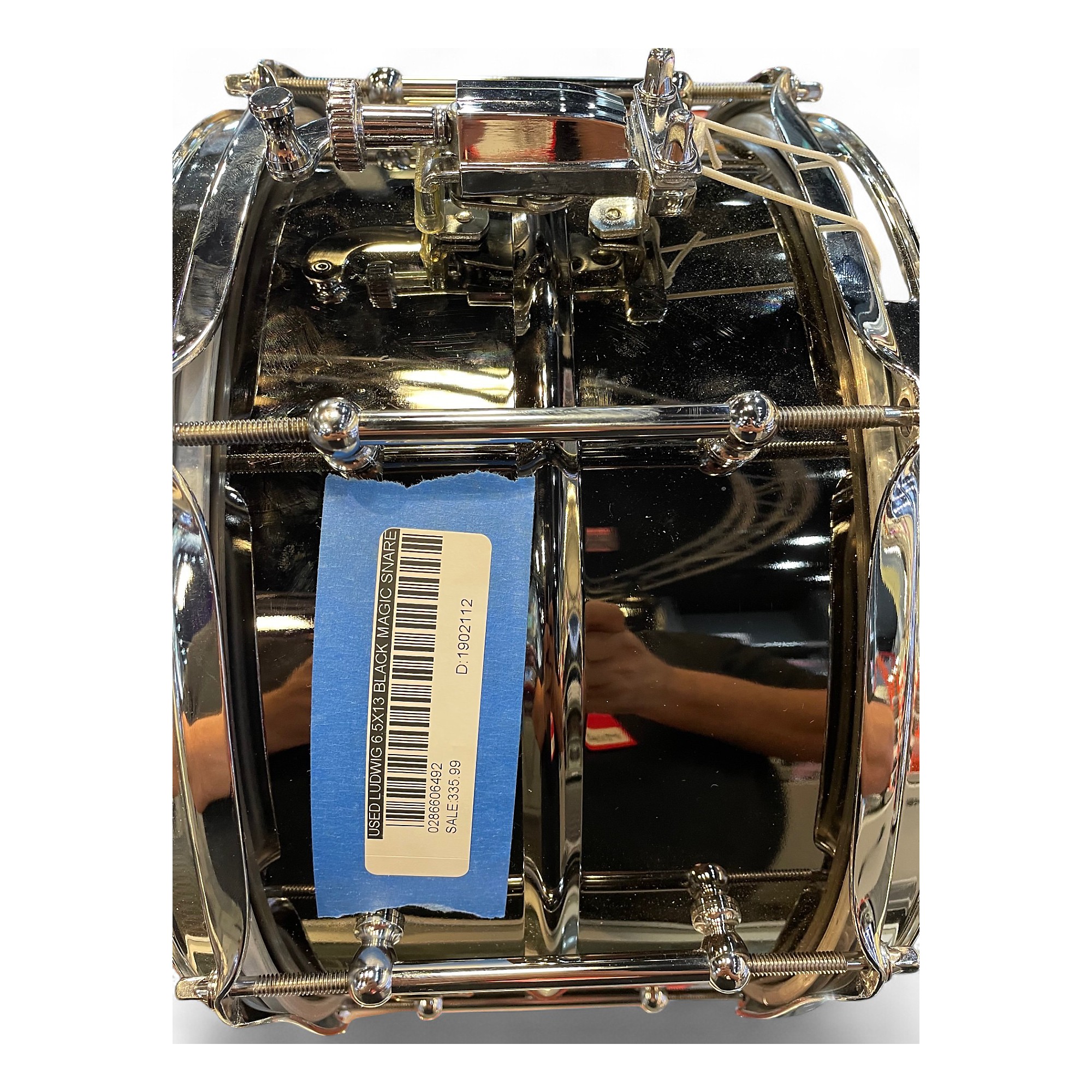 Used Ludwig 6.5X13 Black Magic Snare Black Drum Black 14 | Guitar