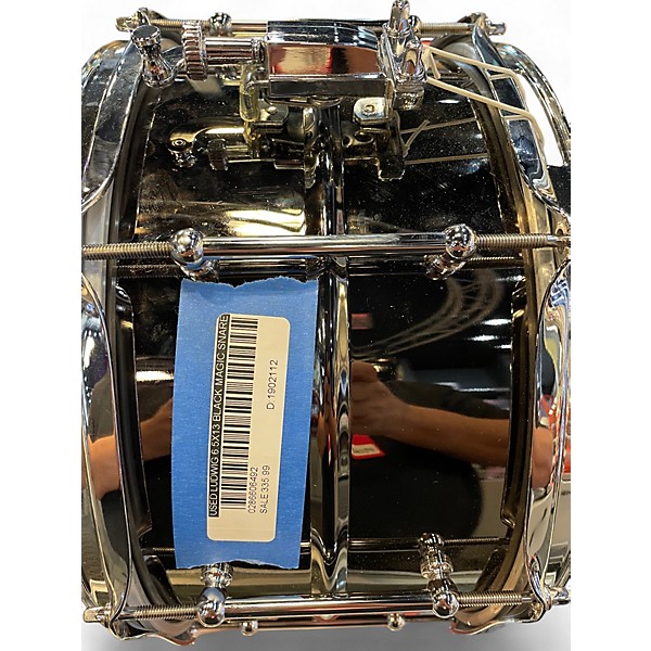 Used Ludwig 6.5X13 Black Magic Snare Black Drum