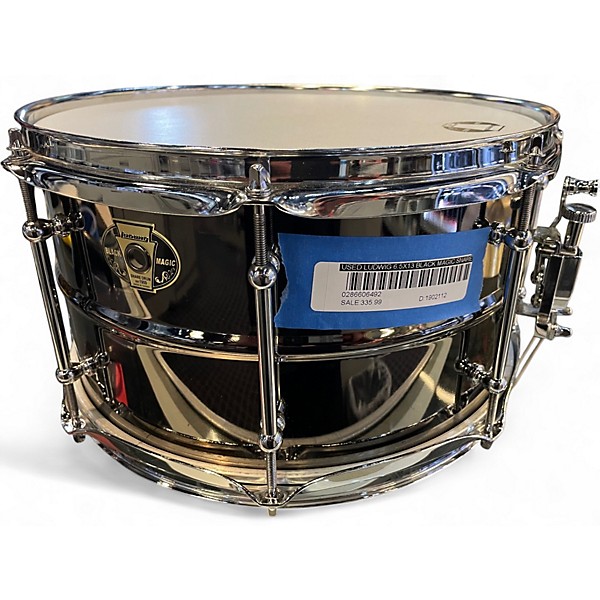 Used Ludwig 6.5X13 Black Magic Snare Black Drum