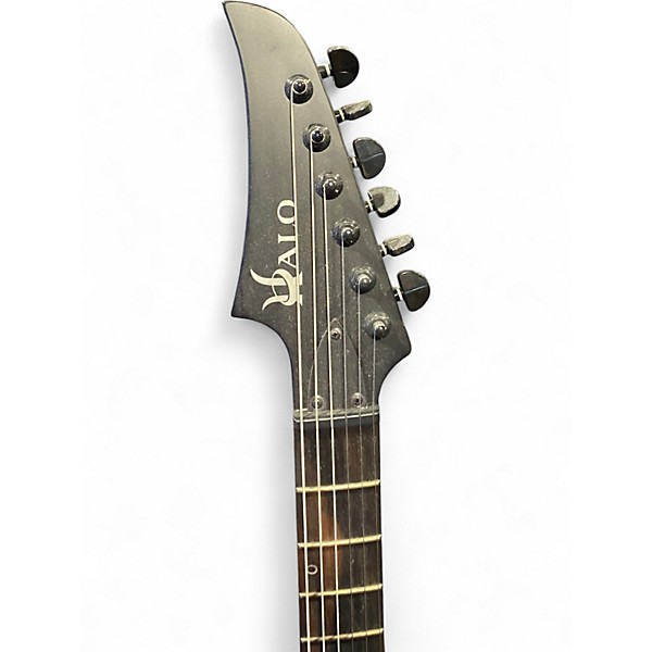 Used Halo MERUS 6 Blue to Black Fade Solid Body Electric Guitar