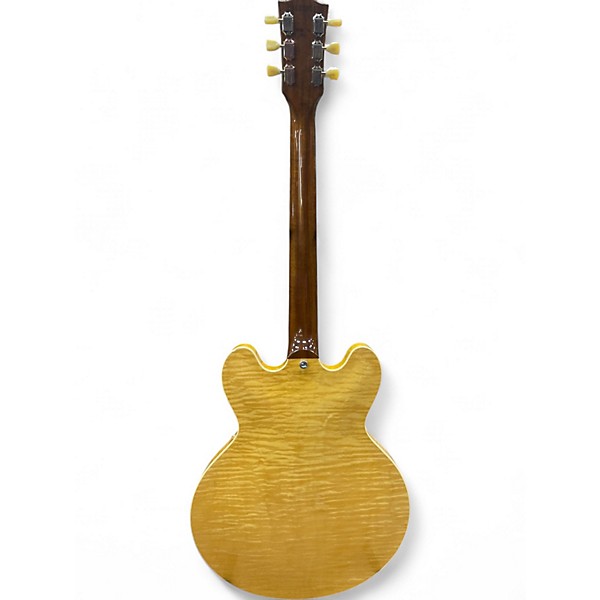 Used 2022 Gibson ES-335 NATURAL FIGURED Hollow Body Electric Guitar
