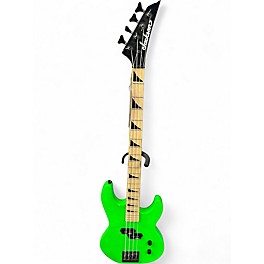 Used Jackson JS1M Neon Green Electric Bass Guitar