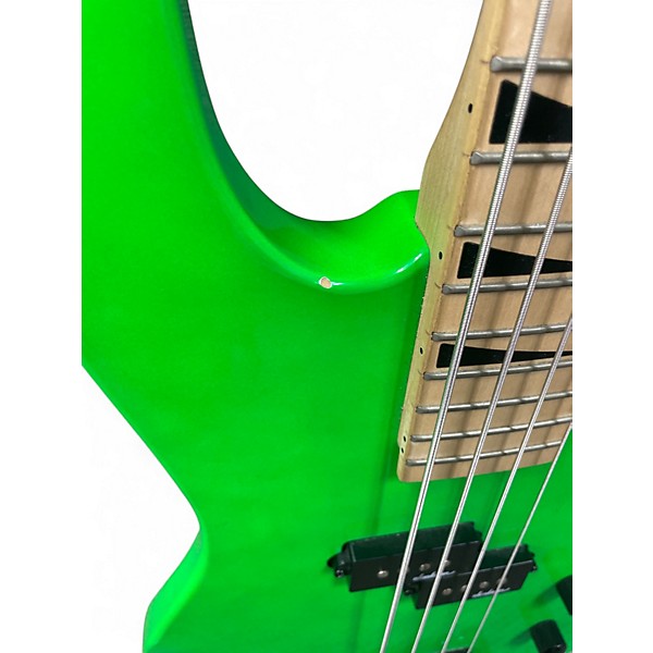 Used Jackson JS1M Neon Green Electric Bass Guitar