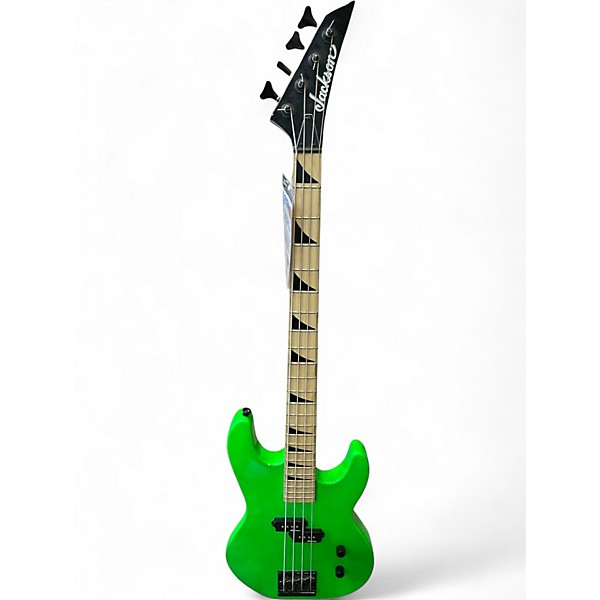 Used Jackson JS1M CONCERT Green Electric Bass Guitar