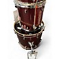 Used Ludwig 4 Piece element evolution Sparkle Red Drum Kit