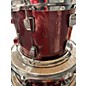 Used Ludwig 4 Piece element evolution Sparkle Red Drum Kit