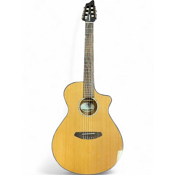 Used Breedlove Pursuit Nylon Natural Classical Acoustic Electric Guitar