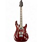 Used Schecter Guitar Research C/SH-12 Crimson Red Trans Hollow Body Electric Guitar thumbnail