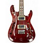 Used Schecter Guitar Research C/SH-12 Crimson Red Trans Hollow Body Electric Guitar