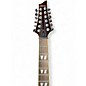 Used Schecter Guitar Research C/SH-12 Crimson Red Trans Hollow Body Electric Guitar