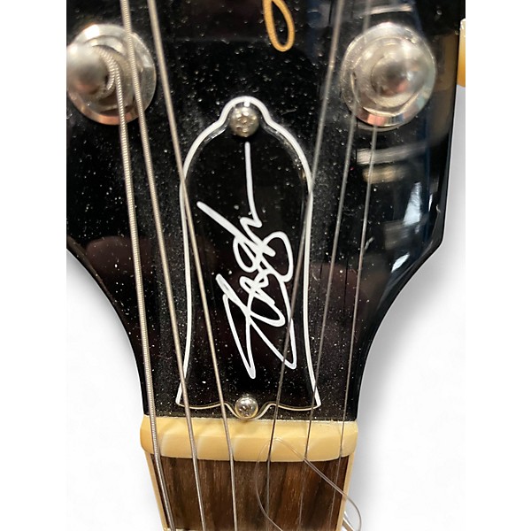 Used Gibson Slash Signature Custom Les Paul Anaconda Green Burst Solid Body Electric Guitar