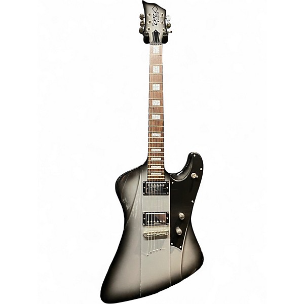 Used DBZ Guitars Diamond Hailfire Black and Silver Solid Body Electric Guitar