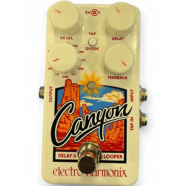 Used Electro-Harmonix Canyon Delay and Looper Effect Pedal