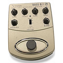 Used Behringer BDI21 V-Tone Bass Driver Bass Effect Pedal
