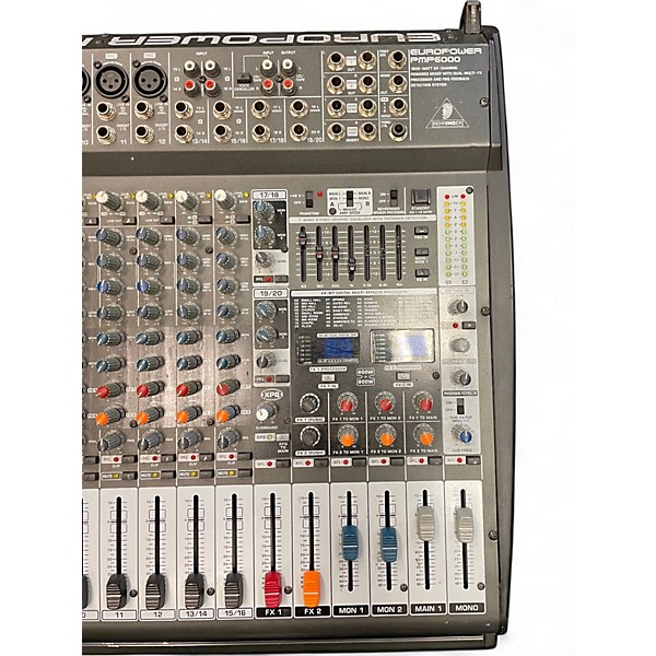 Used Behringer PMP6000 Powered Mixer