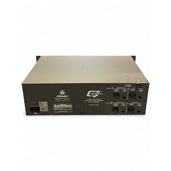 Used Peavey Q231FX 2 Channel 31 band Graphic Equalizer Equalizer