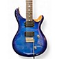 Used PRS SE Custom 24 Trans Blue Solid Body Electric Guitar