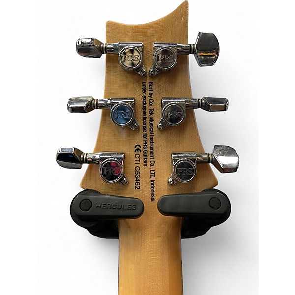 Used PRS SE Custom 24 Trans Blue Solid Body Electric Guitar