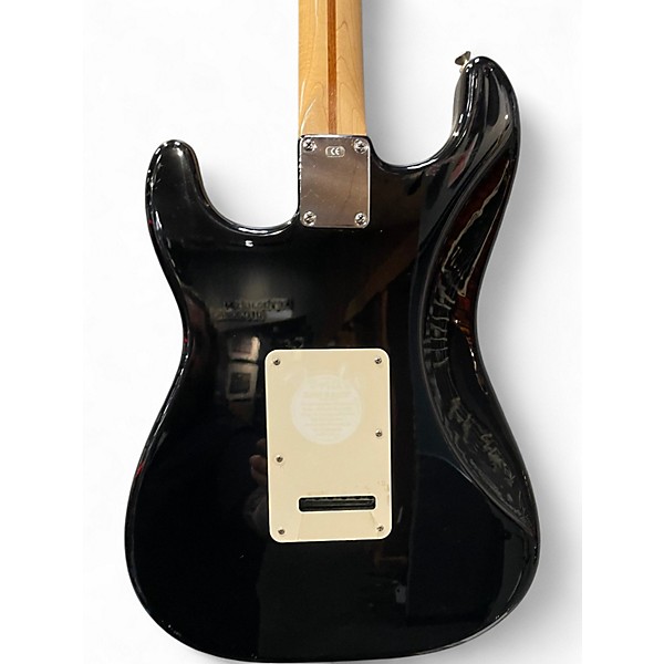 Used Fender Standard Stratocaster Black Solid Body Electric Guitar