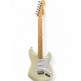Used Fender Standard Stratocaster White Solid Body Electric Guitar