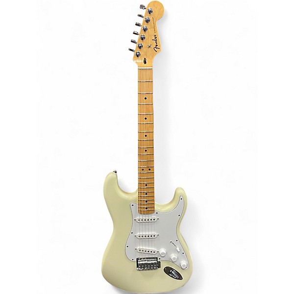Used Fender Standard Stratocaster White Solid Body Electric Guitar