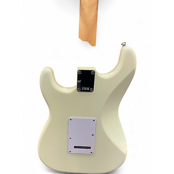 Used Fender Standard Stratocaster White Solid Body Electric Guitar