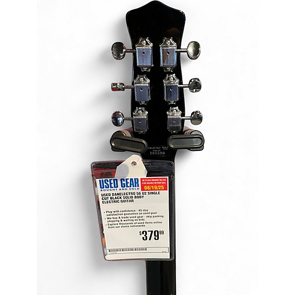 Danelectro U2 Made in Korea 黒 Danelectro '56 U2 Electric Guitar - Black | Sweetwater