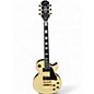 Used Epiphone Les Paul Custom Blackback Antique Ivory Solid Body Electric Guitar thumbnail