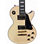 Used Epiphone Les Paul Custom Blackback Antique Ivory Solid Body Electric Guitar