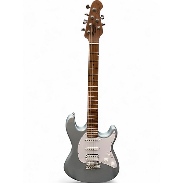 Used Sterling by Music Man CUTLASS FIREMIST SILVER Solid Body Electric Guitar