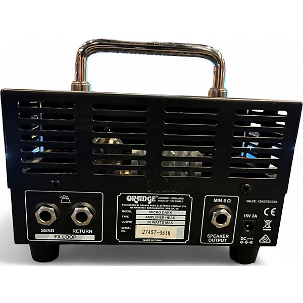 Used Orange Amplifiers Micro Dark 20W Tube Guitar Amp Head