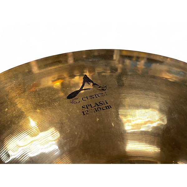 Used Zildjian 12in A Custom Splash Cymbal