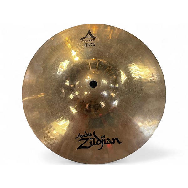 Used Zildjian 10in A Custom Splash Cymbal