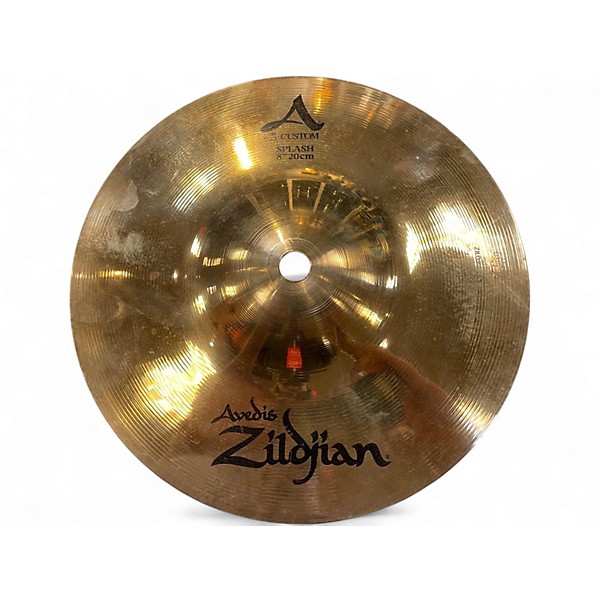 Used Zildjian 8in A Custom Splash Cymbal