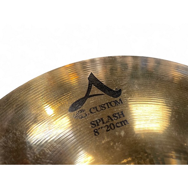 Used Zildjian 8in A Custom Splash Cymbal