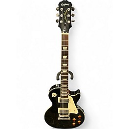 Used Epiphone Les Paul Standard Black Solid Body Electric Guitar