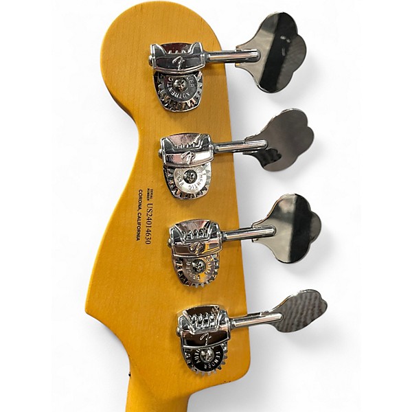 Used 2024 Fender American Ultra Jazz Bass 2 NOBLE BLUE Electric Bass Guitar