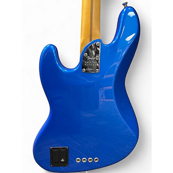 Used 2024 Fender American Ultra Jazz Bass 2 NOBLE BLUE Electric Bass Guitar