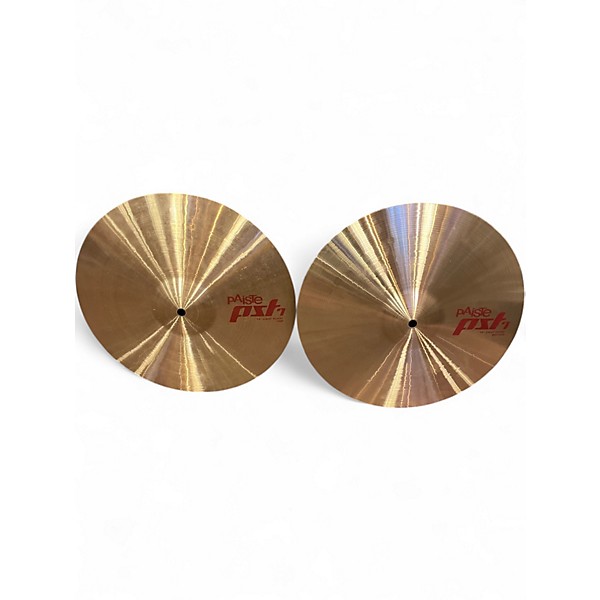 Used Paiste 14in PST7 Light Hi Hat Pair Cymbal