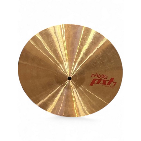Used Paiste 14in PST7 Light Hi Hat Pair Cymbal
