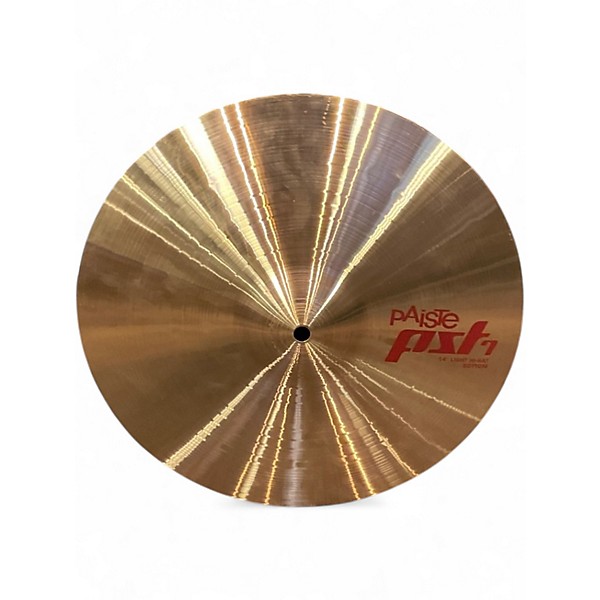Used Paiste 14in PST7 Light Hi Hat Pair Cymbal