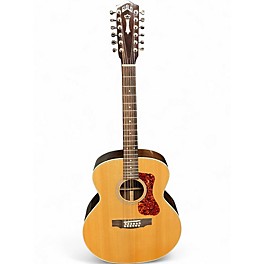 Used Guild F-1512 Natural 12 String Acoustic Guitar