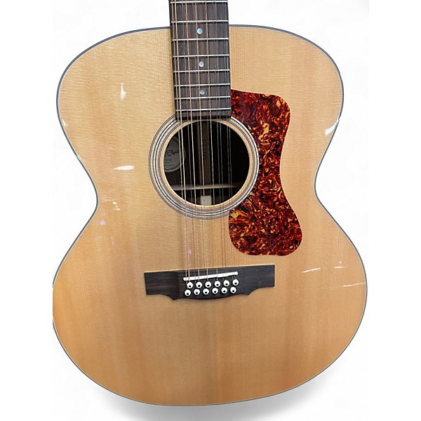 Used Guild F-1512 Natural 12 String Acoustic Guitar